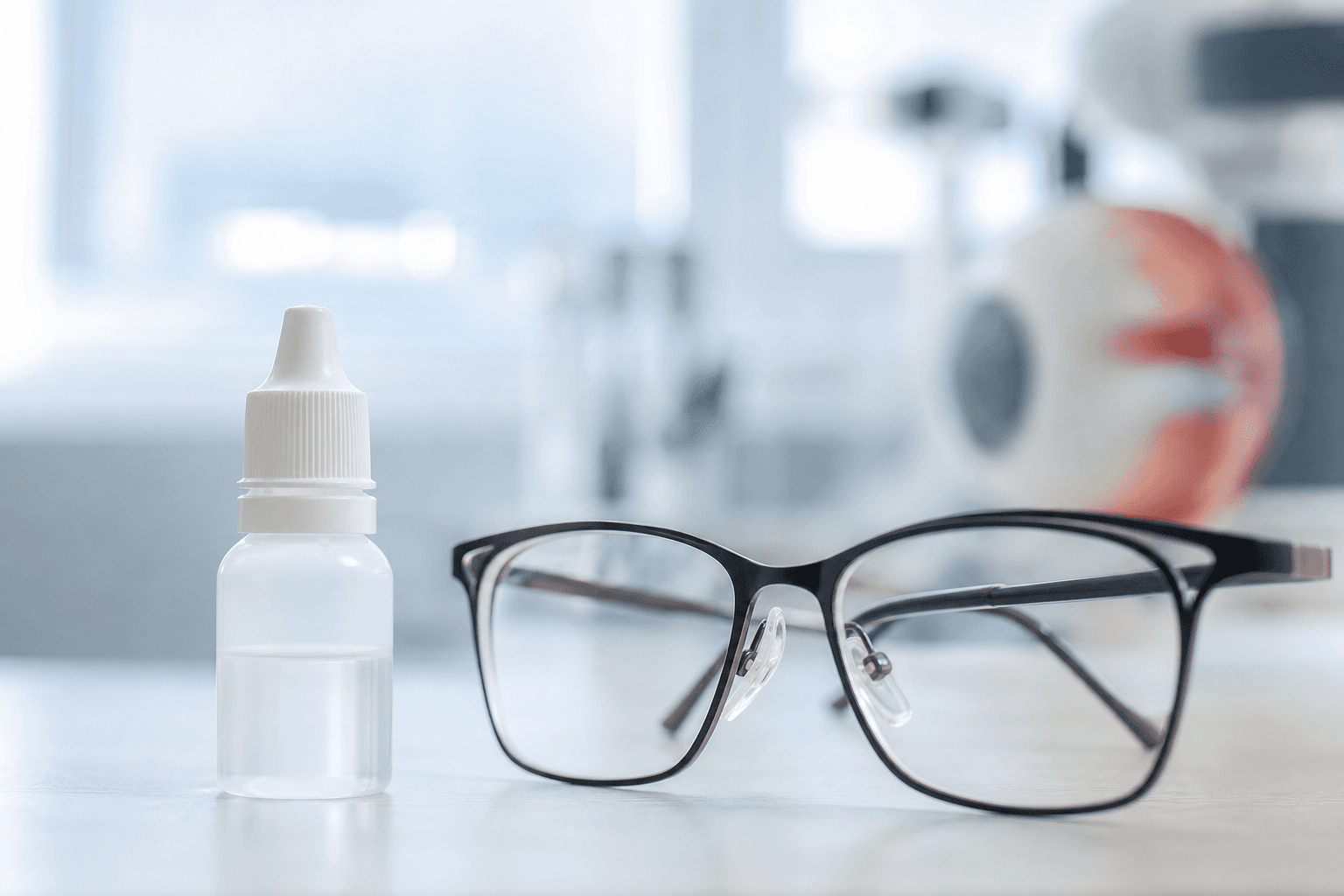 Ilustração de cuidado em saúde para Glaucoma